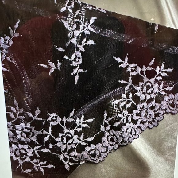 Brand New 3-pack XL Floral Lace Panty Multicolor - Picture 3 of 4